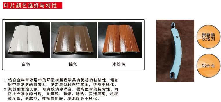 陽(yáng)光房鋁合金遮陽(yáng)天幕_葉片顏色